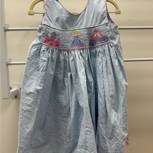 Smocked Cinderella Dress – Size 4 – EUC